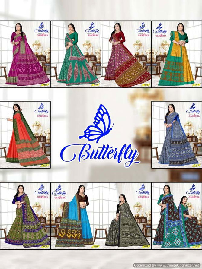 Butterfly Vol 1 By Ganesha Daily Wear Cotton Printed Saree Wholesale Price In Surat